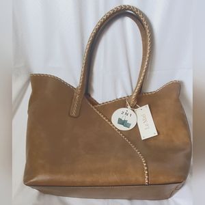 Le Miel Brown 2-in-1 Purse, New